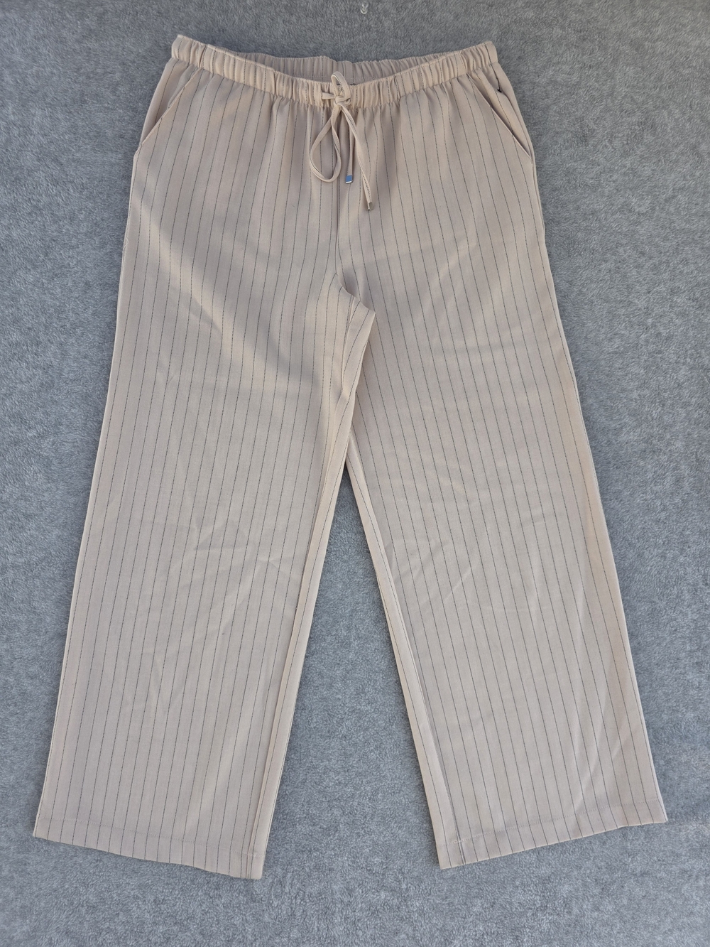 Joie Relaxed Wide-leg Pinstripe Pants Size M